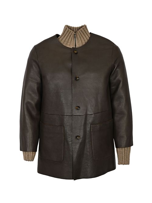 Giubbotto Dom Winter reversibile Dark brown LEATHER AUTHORITY | DOM WINTER REVERSIBLE06